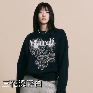 Store 307 MARDI MERCREDI 經典衛衣 三花深藍白