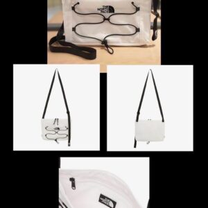 Store 555 THE NORTH FACE 一字拉鍊斜背包 NN2PR02 白