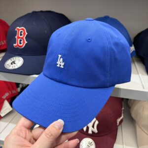Store 386 MLB 低調mini LOGO棒球帽 NY 藍