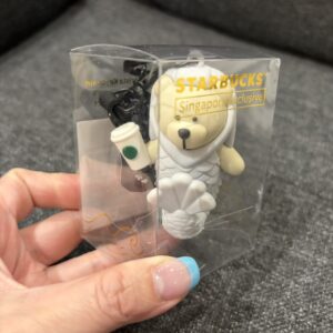 STARBUCKS 新加坡限定🇸🇬 魚尾獅星巴克熊🐻鑰匙圈吊飾