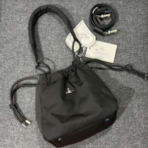 Store 964 經典土星🪐尼龍小水桶包 黑