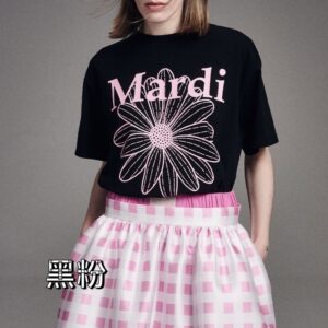 MARDI MERCREDI 經典短TEE 黑粉