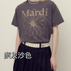 Store 301 MARDI MERCREDI 經典短TEE 炭灰沙色