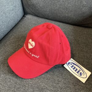 Store 150 emis 愛心棒球帽 紅
