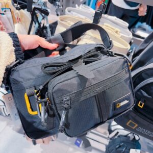 NATIONAL GEOGRAPHIC 國家地理頻道 1+1斜背包  N265ACR170  黑