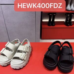 HUNTER 寬帶厚底涼鞋HEWK400FDZ