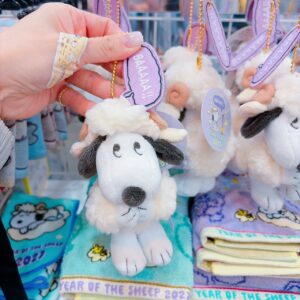 SNOOPY 2027羊年限定 綿羊SNOOPY吊飾
