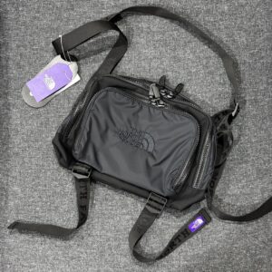 THE NORTH FACE 日本限定🇯🇵紫標 郵差包 黑